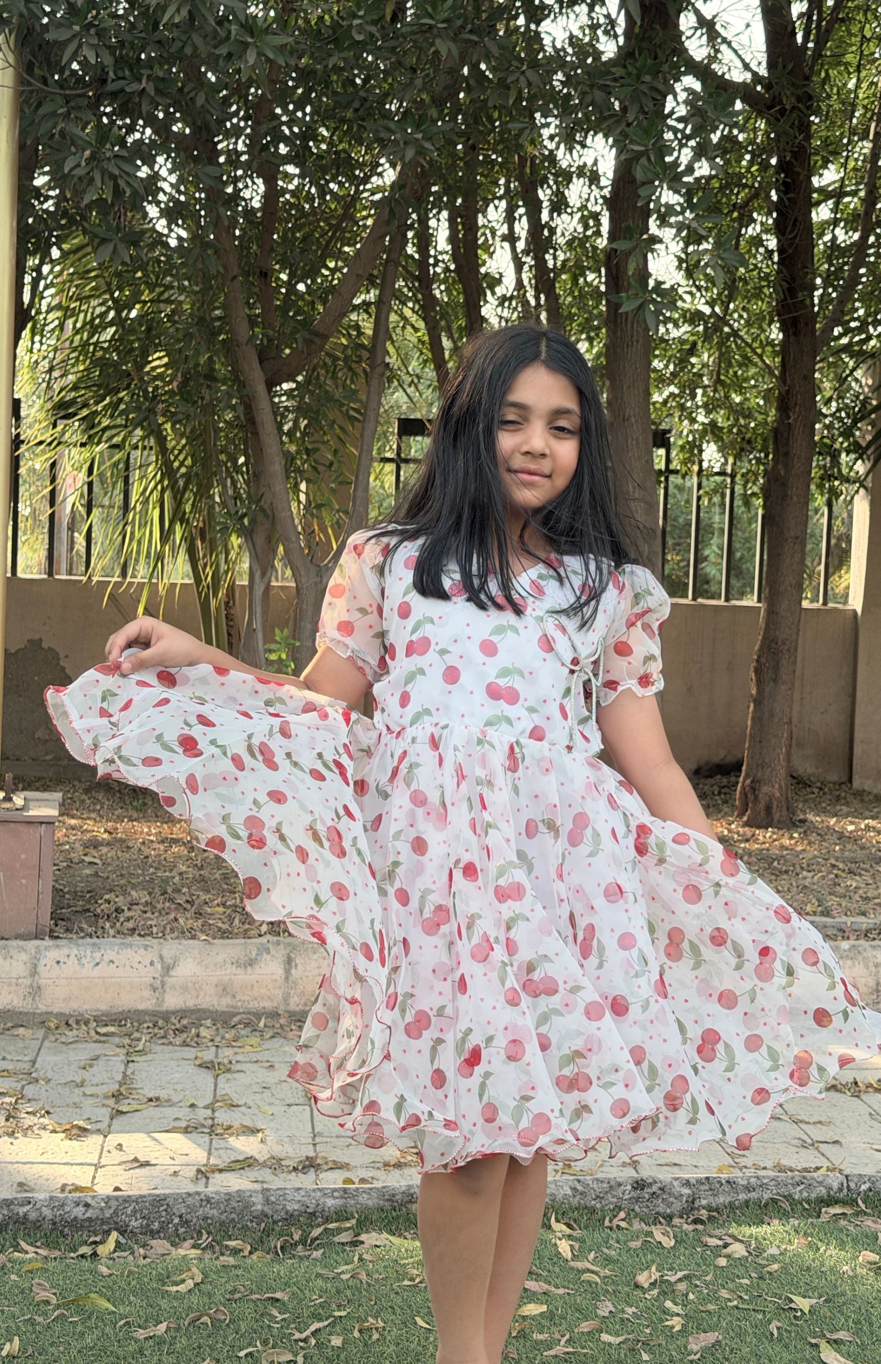 Sweet Cherry Party Frock