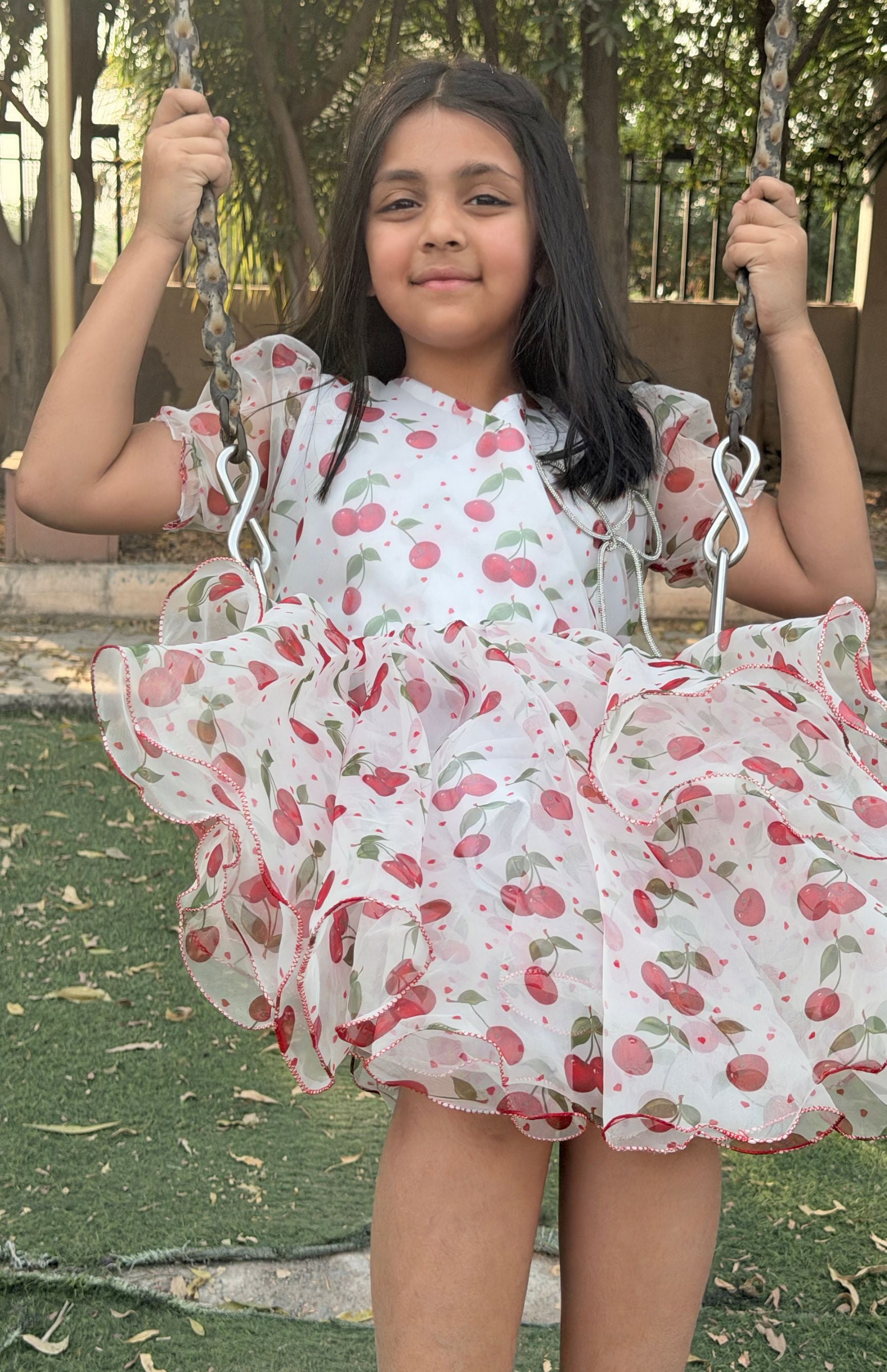 Sweet Cherry Party Frock