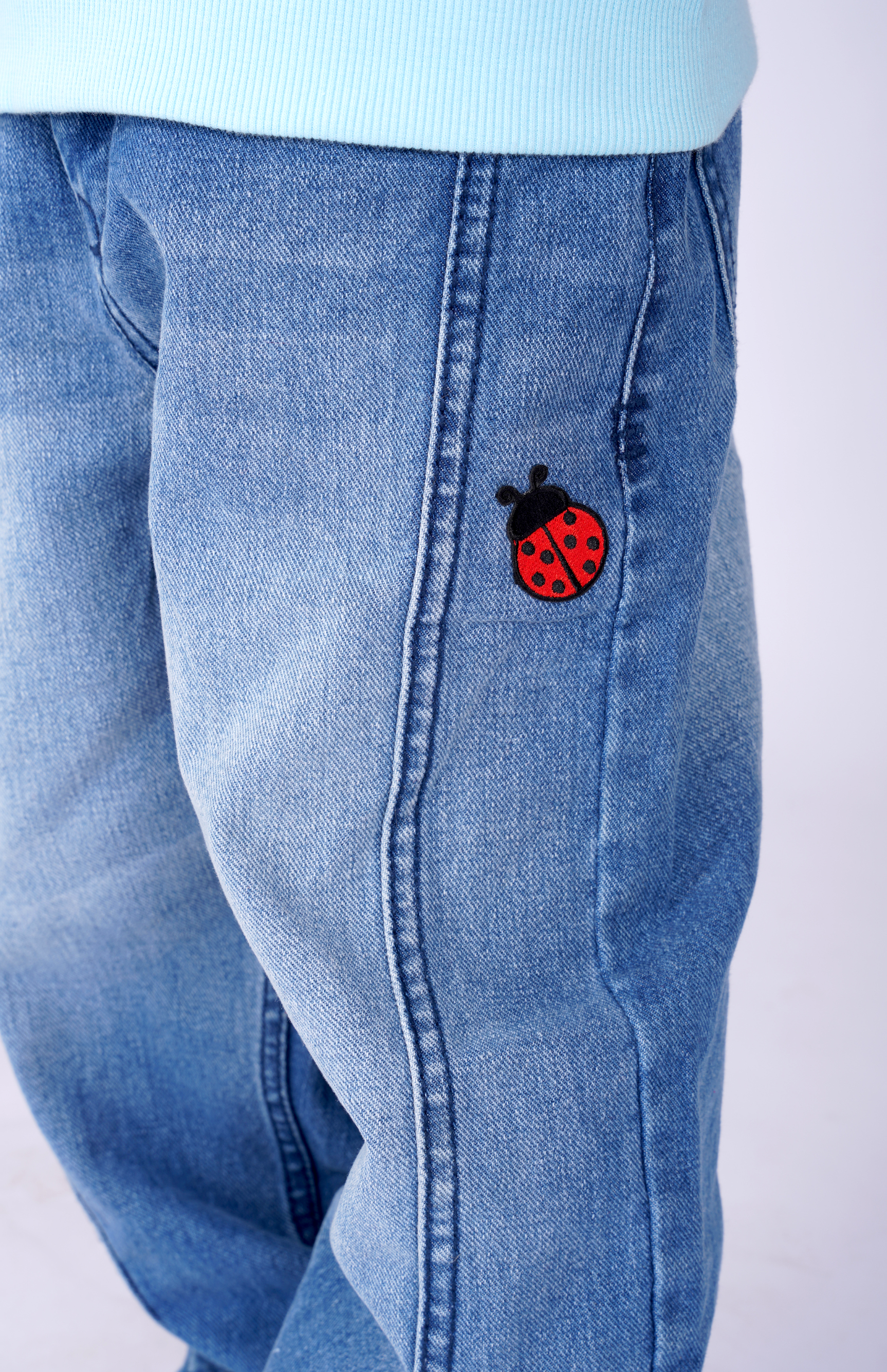 Barrel Fit Ladybug Denim