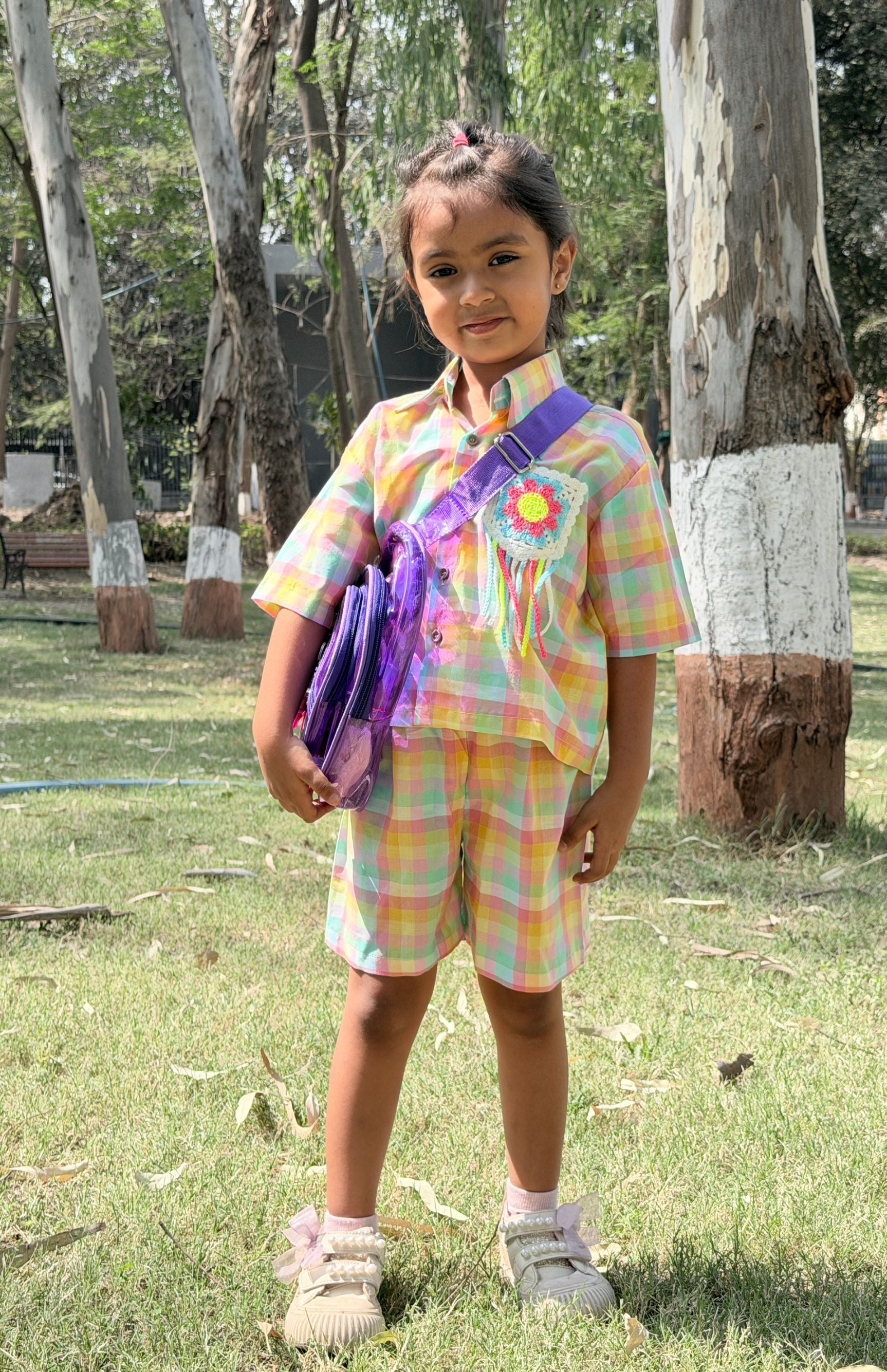 Candy Checks Crochet Co-ord Set