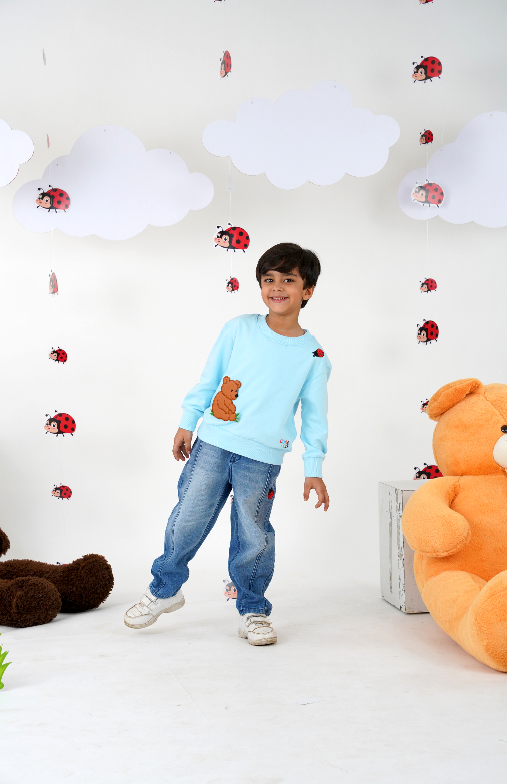 Barrel Fit Ladybug Denim