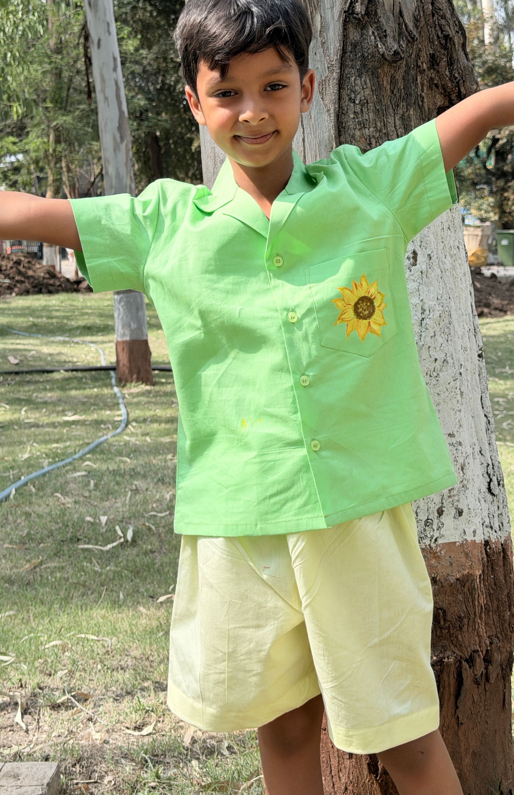 Sunshine Pocket Handpainted Co-ord Set