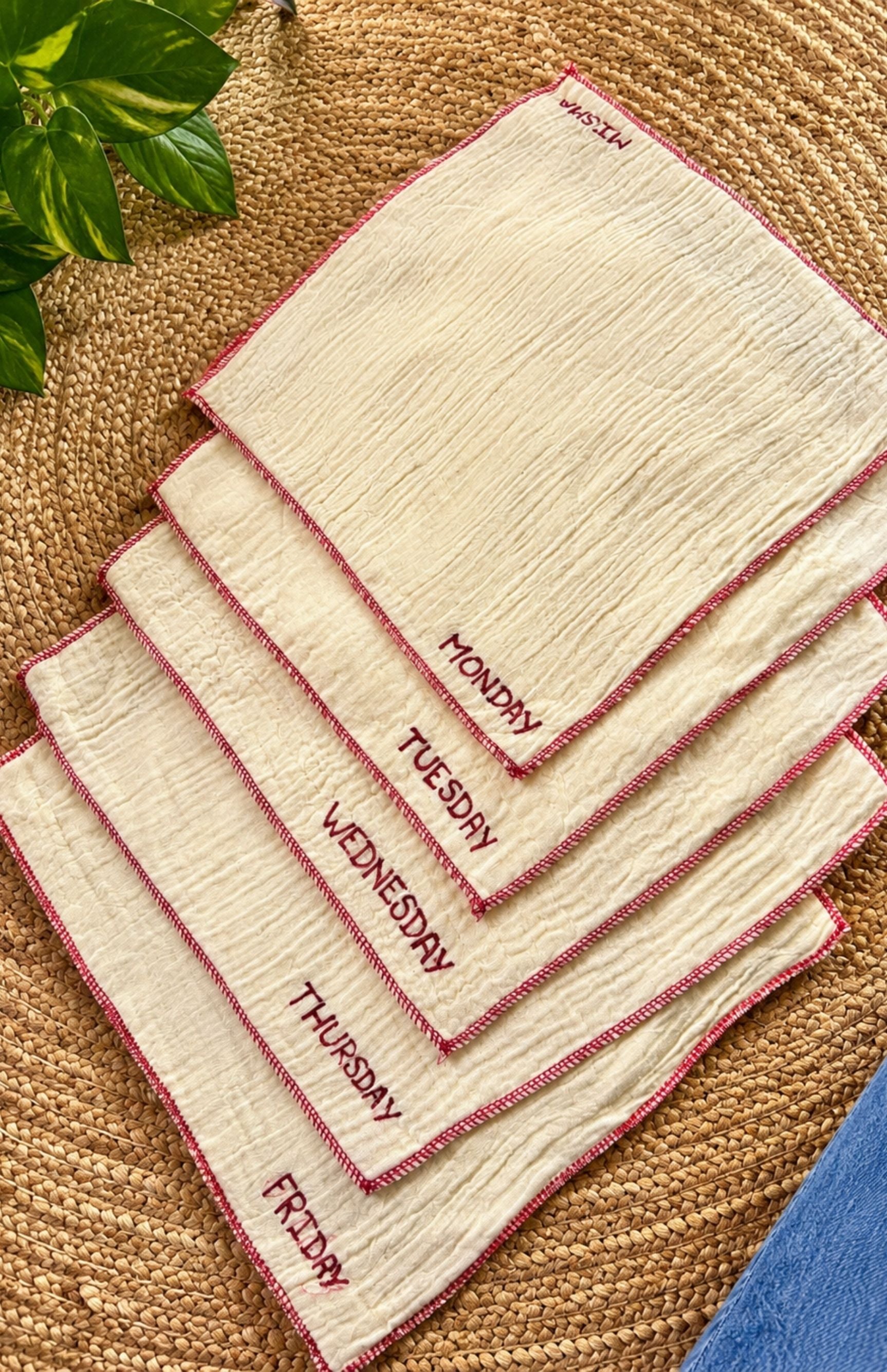 Muslin Napkin set of 3