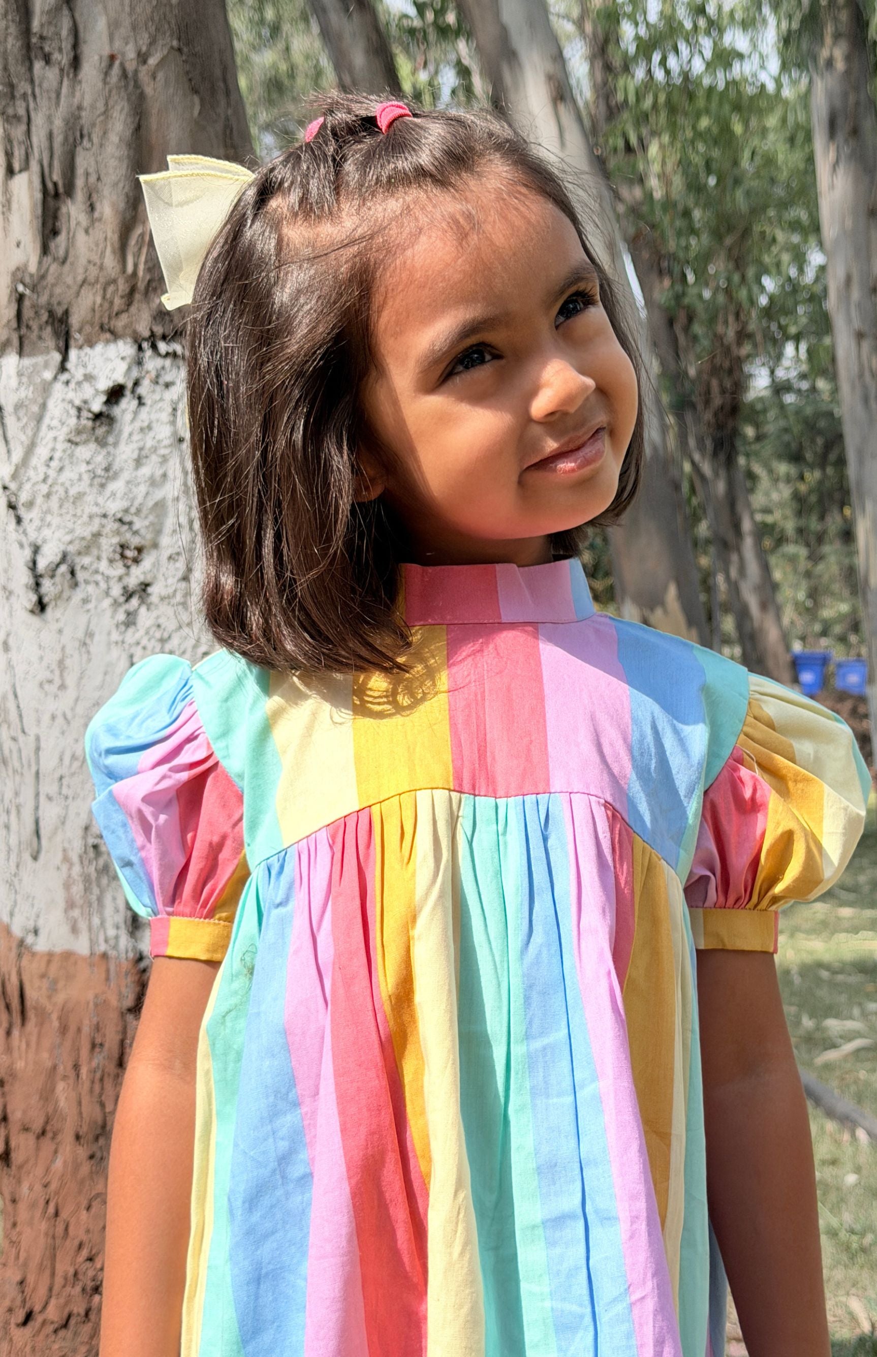 Rainbow Bloom Dress