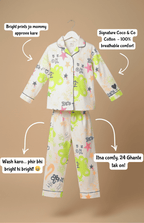 Starry Bloom Pajama Set