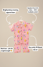 Pink Toucan Pajama Set