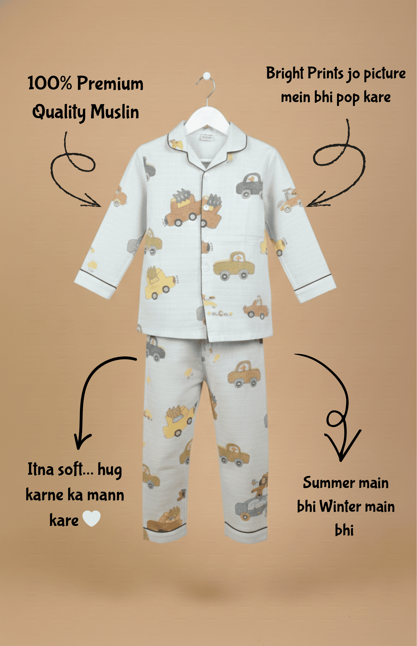 Doggo Vroom Pajama Set