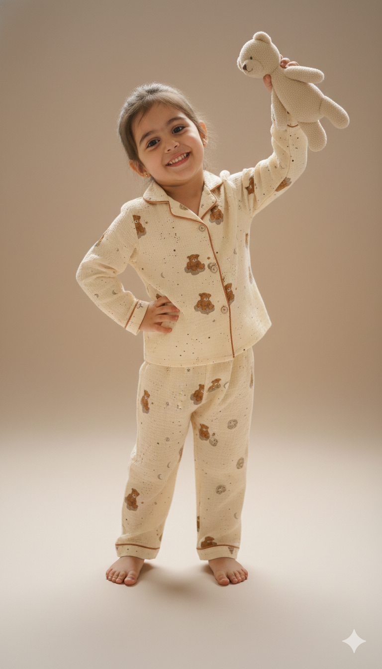 Cuddly Bear Pajama Set