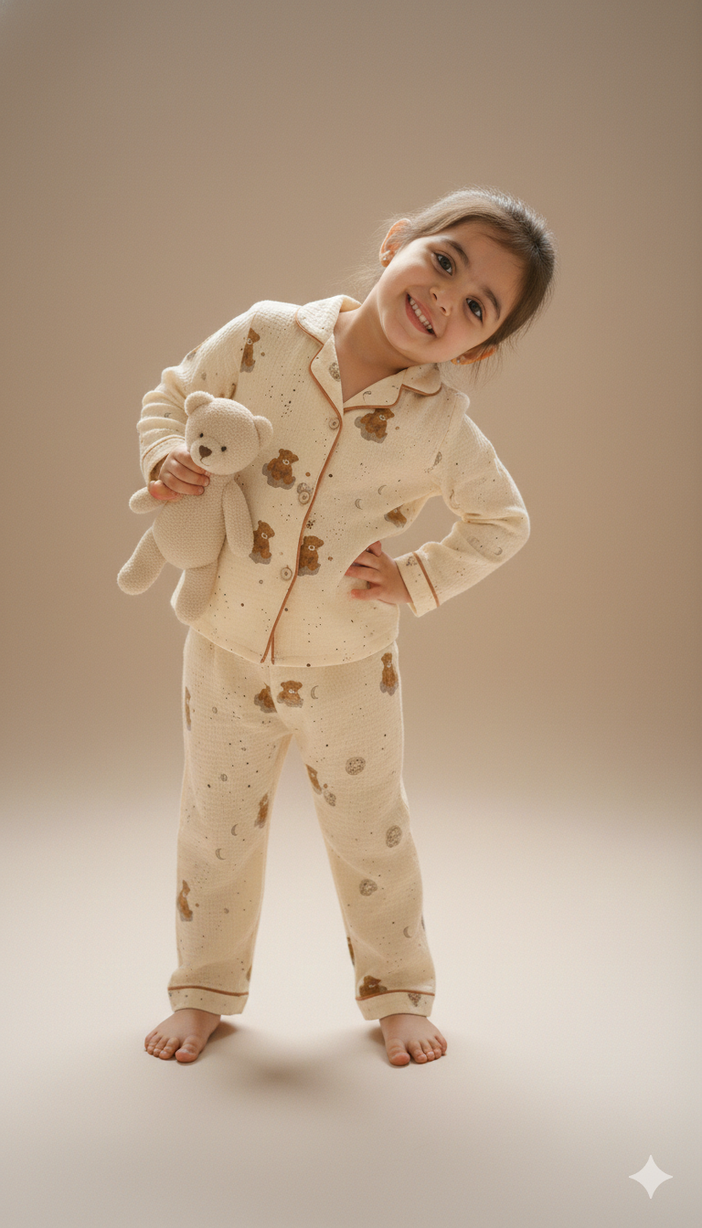 Cuddly Bear Pajama Set