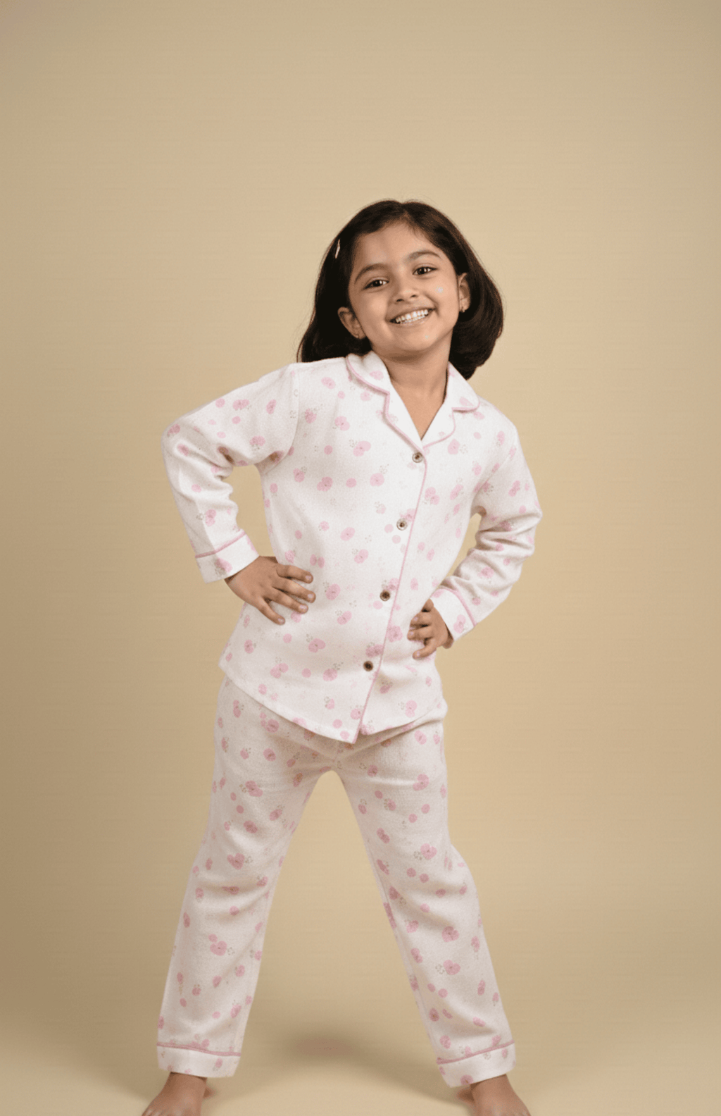 Pink Bloom Pajama Set