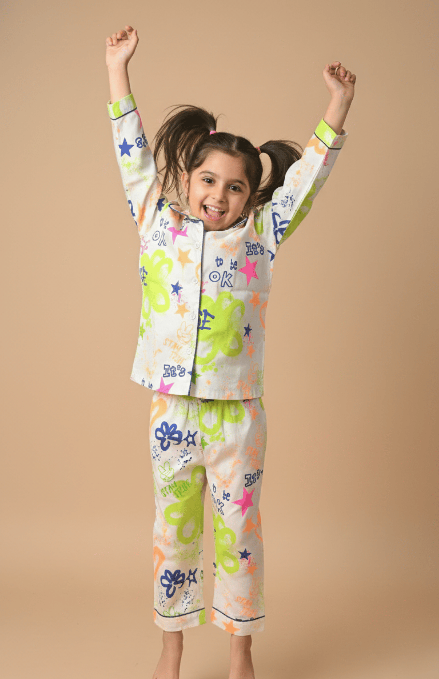 Starry Bloom Pajama Set