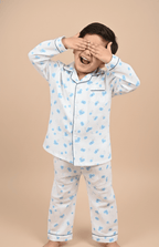 Blue Bloom Pajama Set