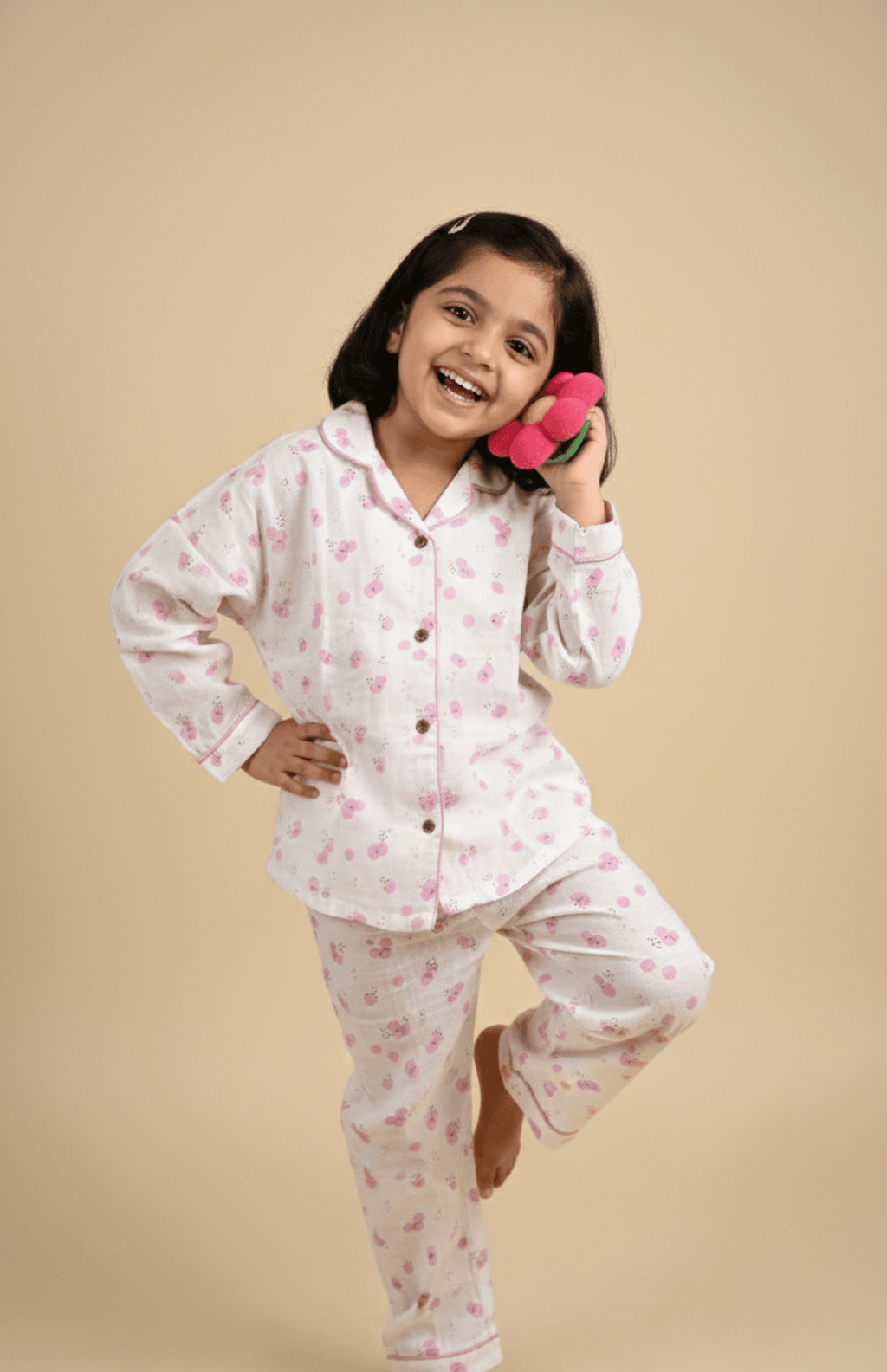 Pink Bloom Pajama Set