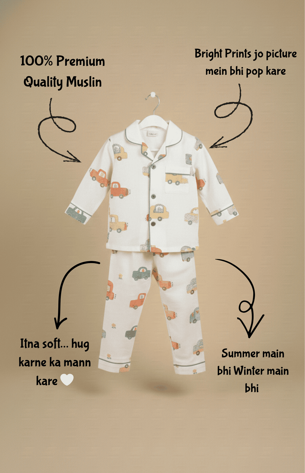 Doggo Vroom Pajama Set