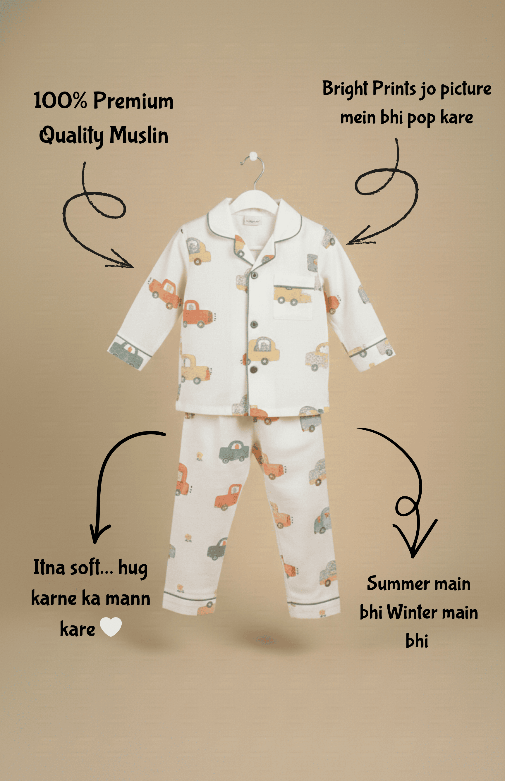 Doggo Vroom Pajama Set