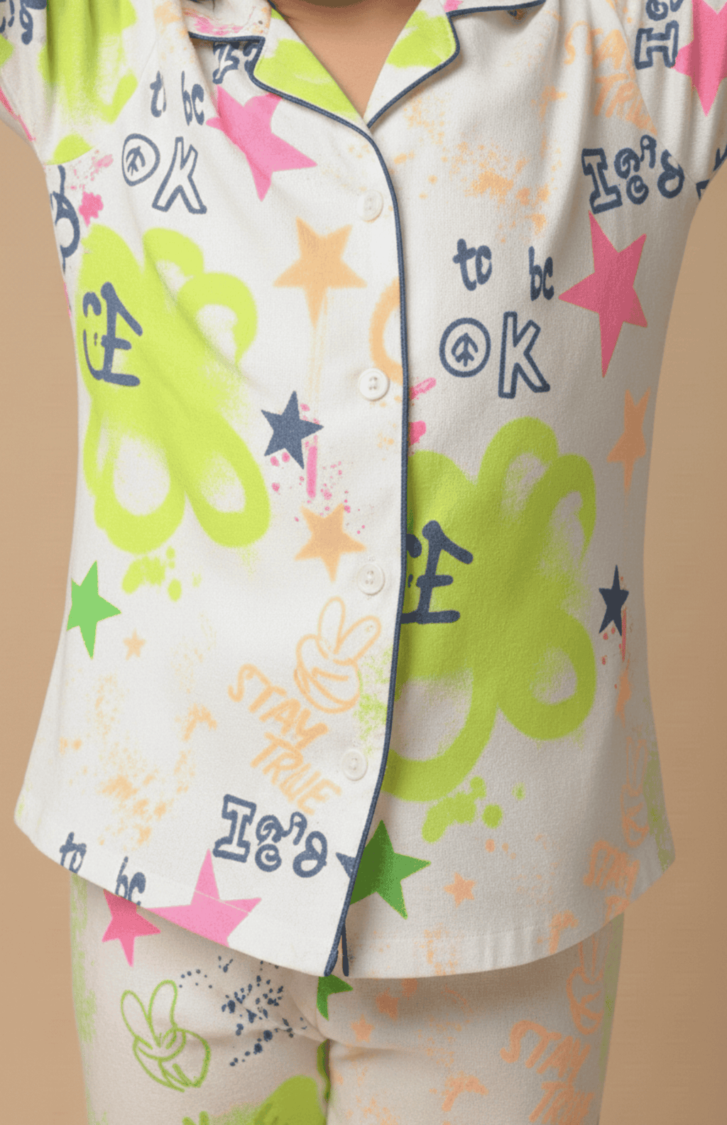 Starry Bloom Pajama Set
