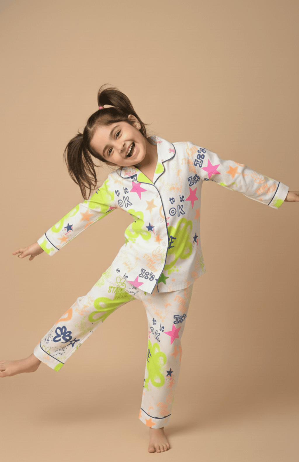 Starry Bloom Pajama Set