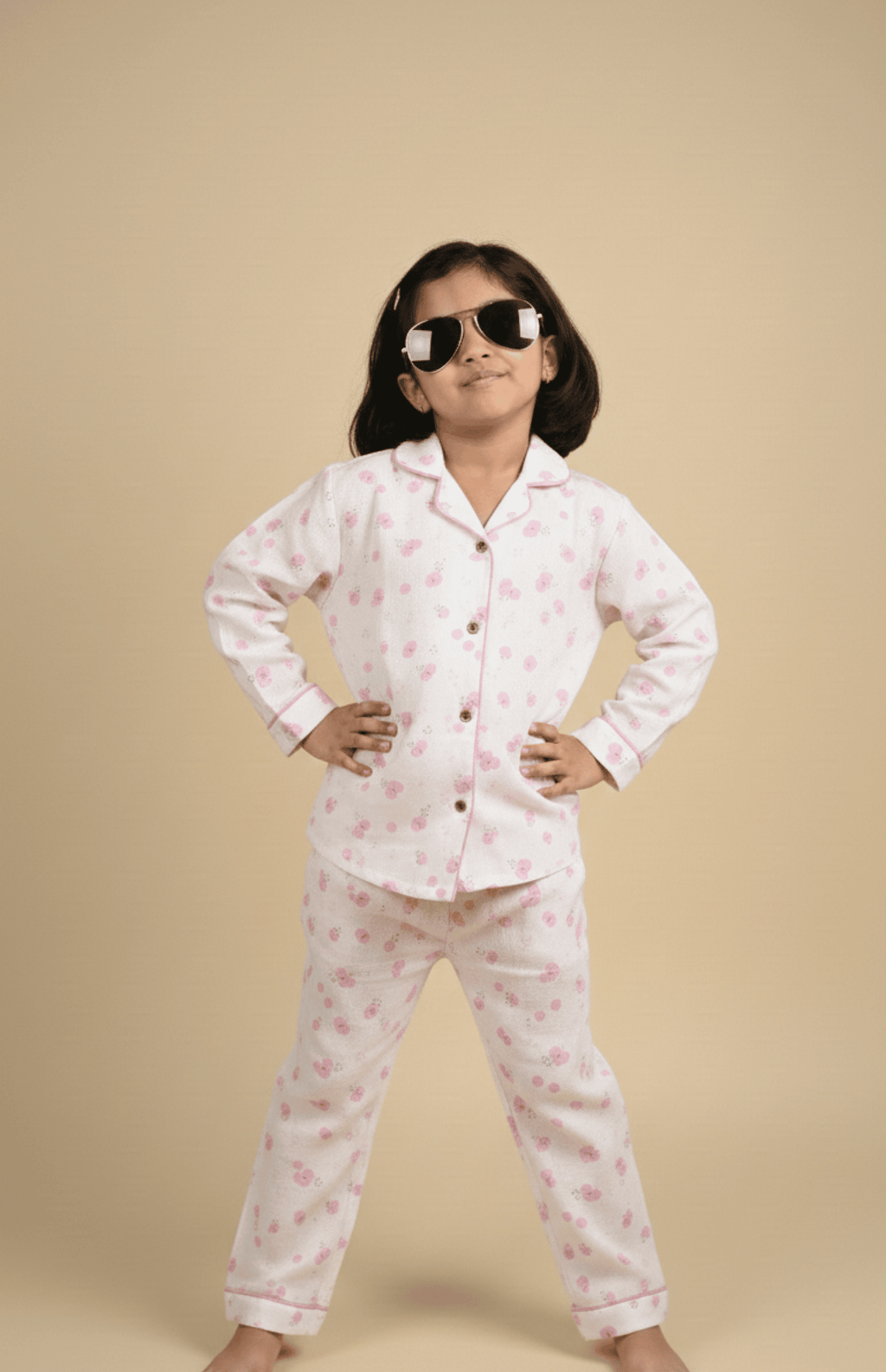 Pink Bloom Pajama Set