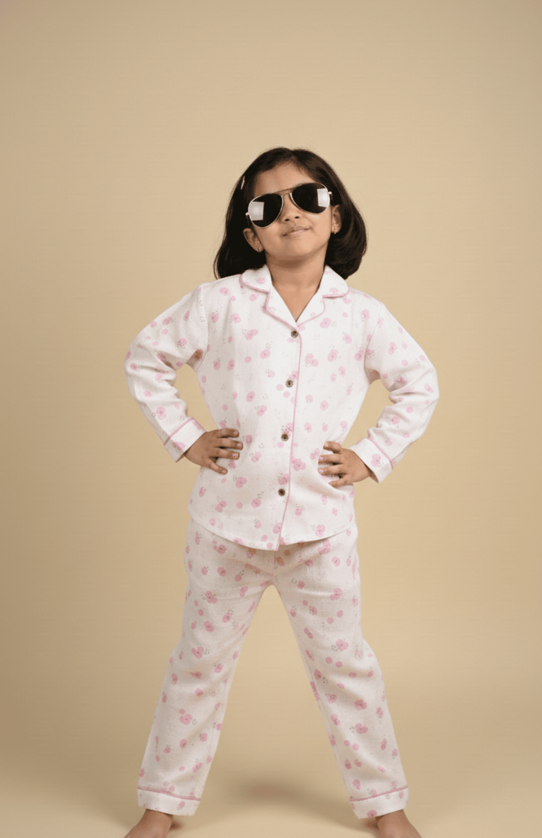 Pink Bloom Pajama Set